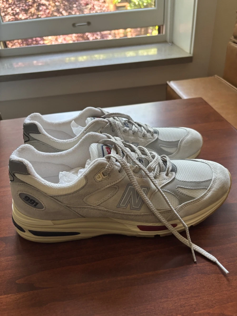 New Balance 991v2 Made in England Vintage Sport Pack - White for