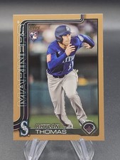 2025 Topps Update Rhylan Thomas RC Gold /2025 Mariners Rookie US196