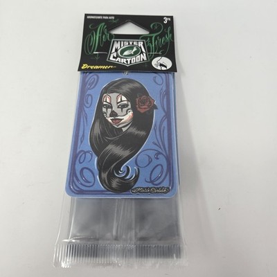 Mister Cartoon x Turtle Wax Air Fresheners 3 Pack    Dreamer  Rose Art Design 