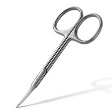 Extra Fine Curved Cuticle Scissors, Super Thin Nail Scissors for Cutical Care...