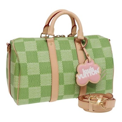 Louis Vuitton ゴルフバッグ LOUIS VUITTON Damier Golf Keepall Bandouliere 35 Bag Green N40671