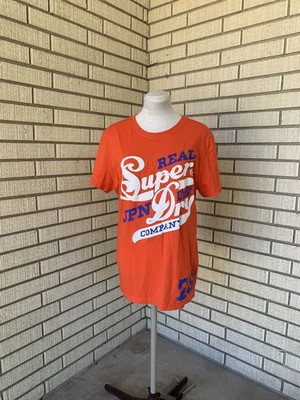 Superdry Orange T-Shirt Size L NEW WITH TAGS