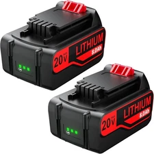 Bonacell 2Packs 8000mAh Replacement for Black and Decker 20V 