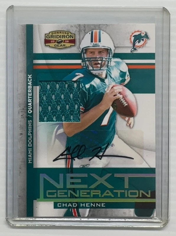 Chad Henne trading card