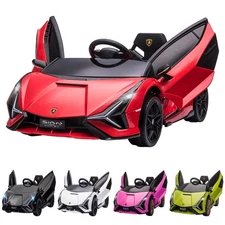 Aosom Lamborghini SIAN 12V Kids Electric Ride On Car Toy w/ Remote Control