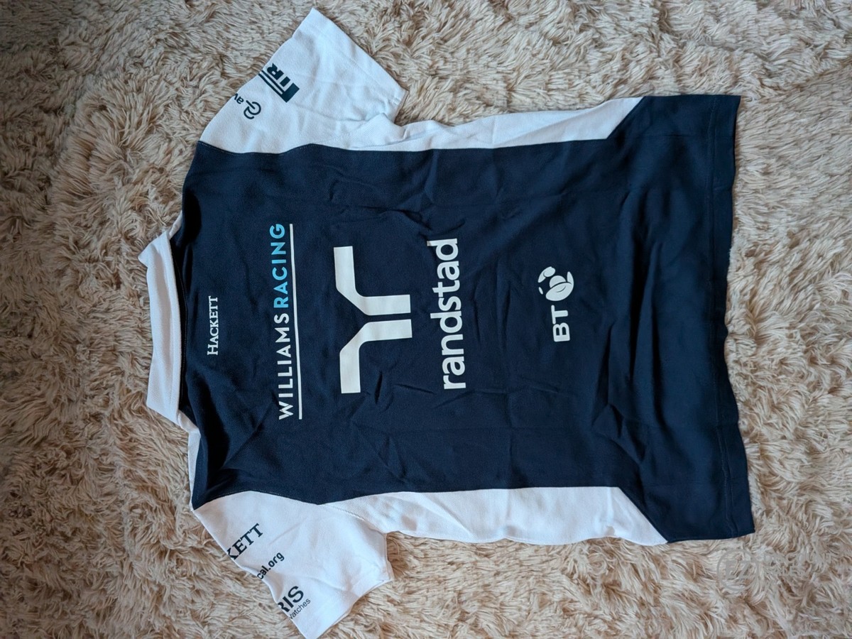 Hackett London Williams Martini Racing F1 T-Shirt 2016 Junior L Jnr Large New View 3
