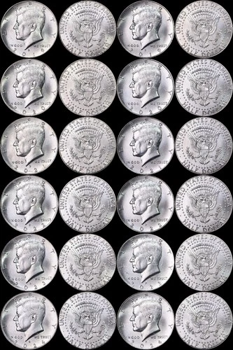 2019-2024 Kennedy Half Dollar P and D Mint NIFC 12 Coin Run CN-Clad BU Set
