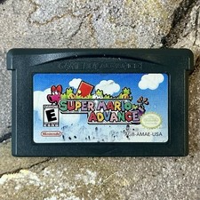 Super Mario Advance Cartridge - Nintendo Game Boy Advance GBA **TESTED**