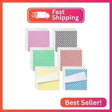 960 Pieces Wax Paper Sheets for Food, 12 x 12 inches Checkered Sandwich Wrapping