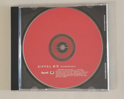 Europop by Eiffel 65 (CD, Nov-1999, Uptown/Universal) NO BOOKLET