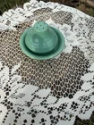 Set Of Bauer Pottery Salt&pepper W/matching Holder Single Shaker