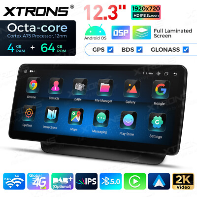 12,3'' Autoradio Für Mercedes E Klasse C207 A207 NTG4.0 Navi 4G+64GB CarPlay DSP