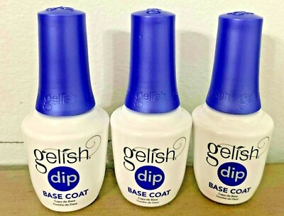 Harmony GELISH DIP Essentials Step#2- BASE COAT 0.5oz (Pack of 3)
