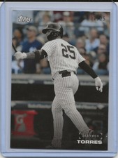2019 Topps On Demand SET 1 GLEYBER TORRES COLOR BACKGROUND B&W IMAGE 2/25