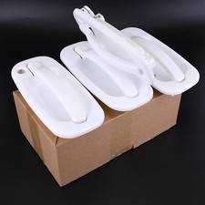 4pcs White Door Handle For Chevy Silveradogmc Sierra 1999-2007 15029900