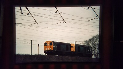 XSO05 35MM Train Slide ENGINE LOCOMOTIVE RR 20057 20154 WARRINGTON 2-21 ...