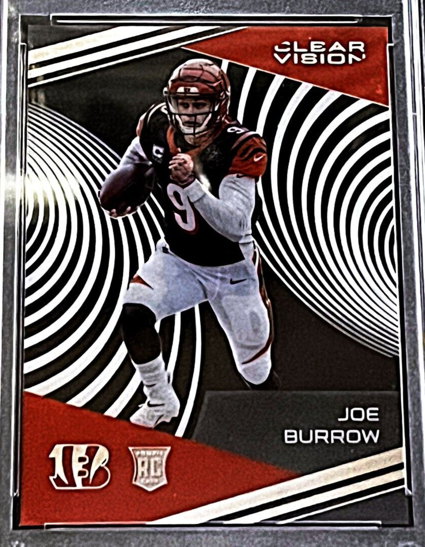 2020 JOE BURROW #CV1 • PSA GEM MT 10 • PANINI CHRONICLES CLEAR VISION ROOKIES view 2