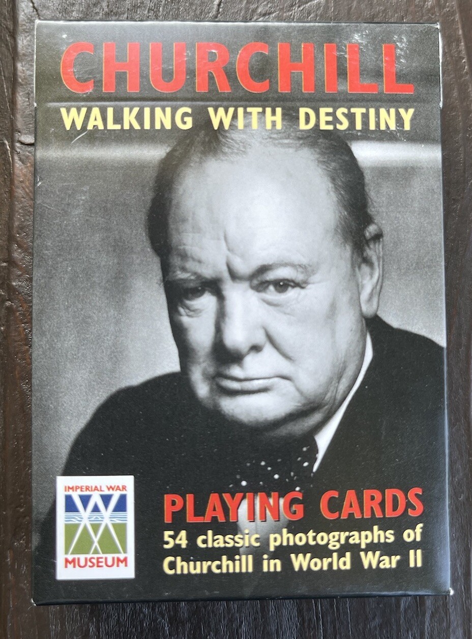New! - Piatnik 55 Playing cards Winston Churchill / ll World War - Austria!