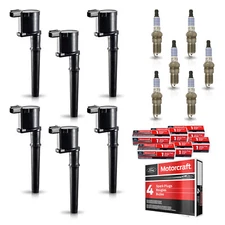 6 Ignition Coil & 6 Motorcraft Platinum Spark Plug for Ford Freestyle 05-07 3.0L