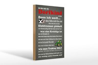 Holzschild Spruch 20X30Cm Ich Bin Stolz Dorfkind Zu Sein Deko Schild Wooden Sign
