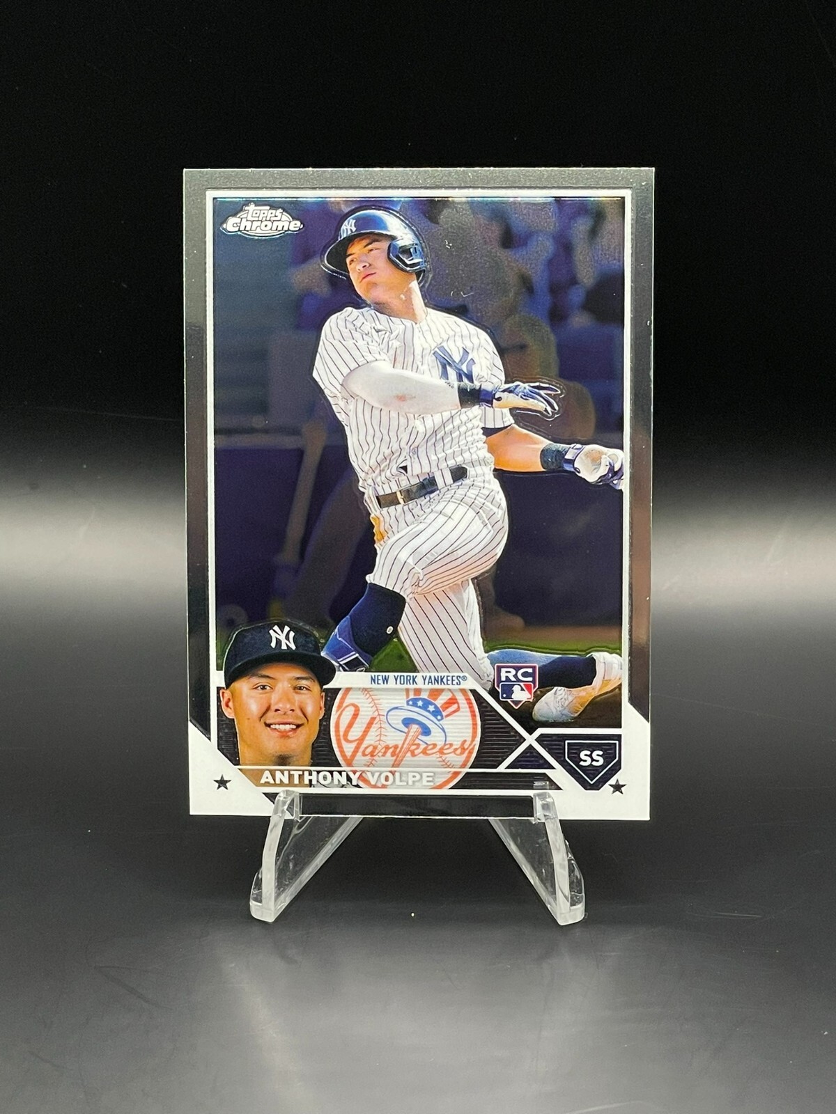 2023 Topps Chrome - ANTHONY VOLPE #4 - Rookie RC Yankees