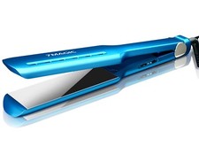 Nano Titanium Hair Straightener 1.7" Wide Flat Iron for All Hair Types MCH St...