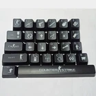 For Mechanical Keyboard Switcher 26 Keys ABS Backlitght Keycap Gaming Keycap Set