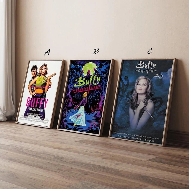Buffy The Vampire Slayer Movie Poster, Gift For Mother's Day Father's Day