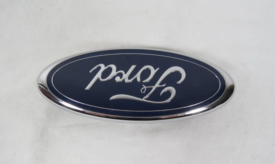 Ford Emblema F150 F250 Econoline Excursion Trasero Azul Ovalado Insignia Logo Original Fabricante de Equipo Original Foto 2 de 3