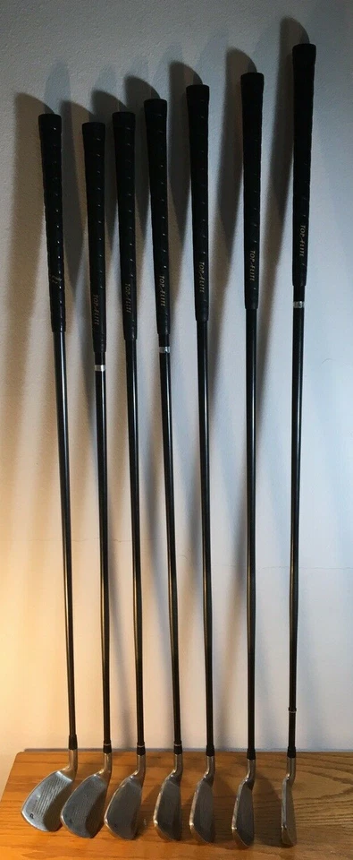 Top Flite Tour Ti Irons set (3,5,6,7,8,9,P) Regular Graphite shafts - Image 2 of 4