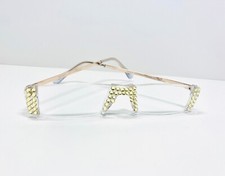 CRYSTAL READING GLASSES  CASE YELLOW READERS MADE WITH SWAROVSKI NEW 1.50