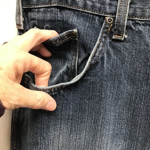 Dickies Mens Classic Straight Jeans Blue 5 Pocket Dark Wash Denim Relaxed 32x31 - Picture 2 of 10