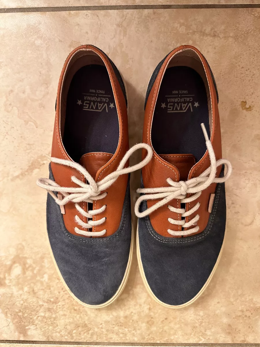 Navy and deals tan vans