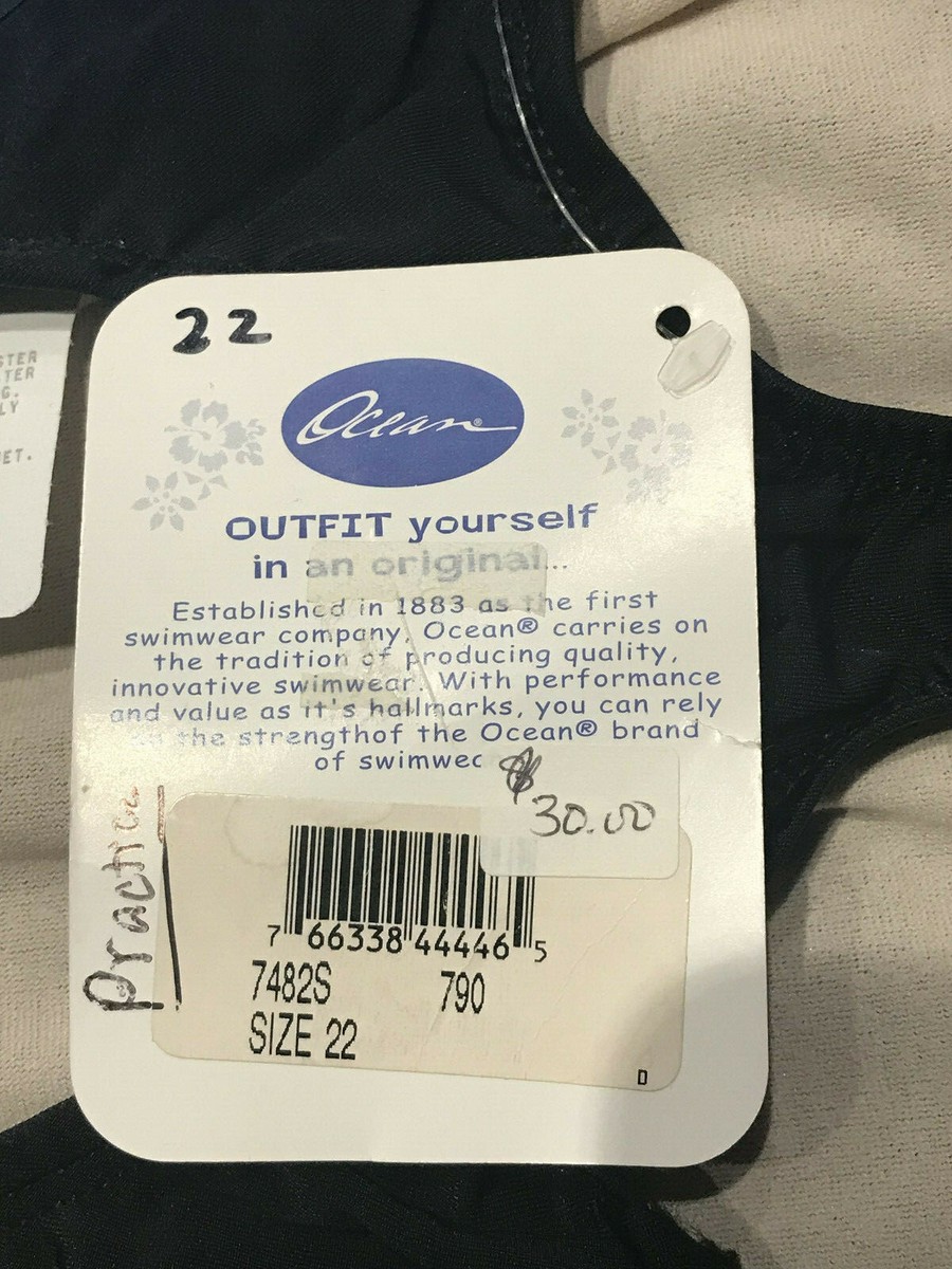 Size 22 Dolfin Girls Ocean swimsuit in Solid Black | eBay