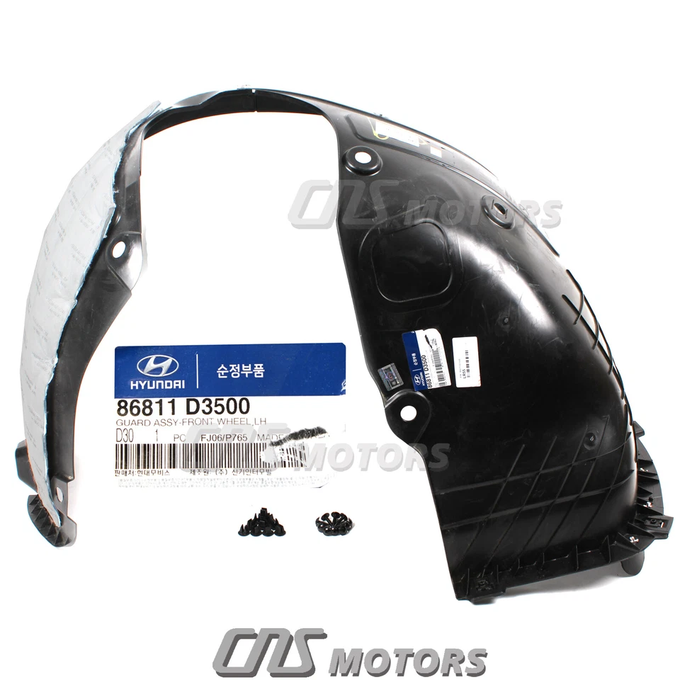 ⭐GENUINE⭐ Front Fender Liners LEFT & RIGHT for 19-21 Hyundai Tucson 86812D3500 Foto 2 de 4