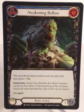 Awakening Bellow Blue Pitch Rainbow Foil NM Unlimited Welcome to Rathe  FAB