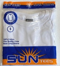 Men's 100% Cotton Fine Quality Crew Neck Long Sleeve Shirt - Free Shipping