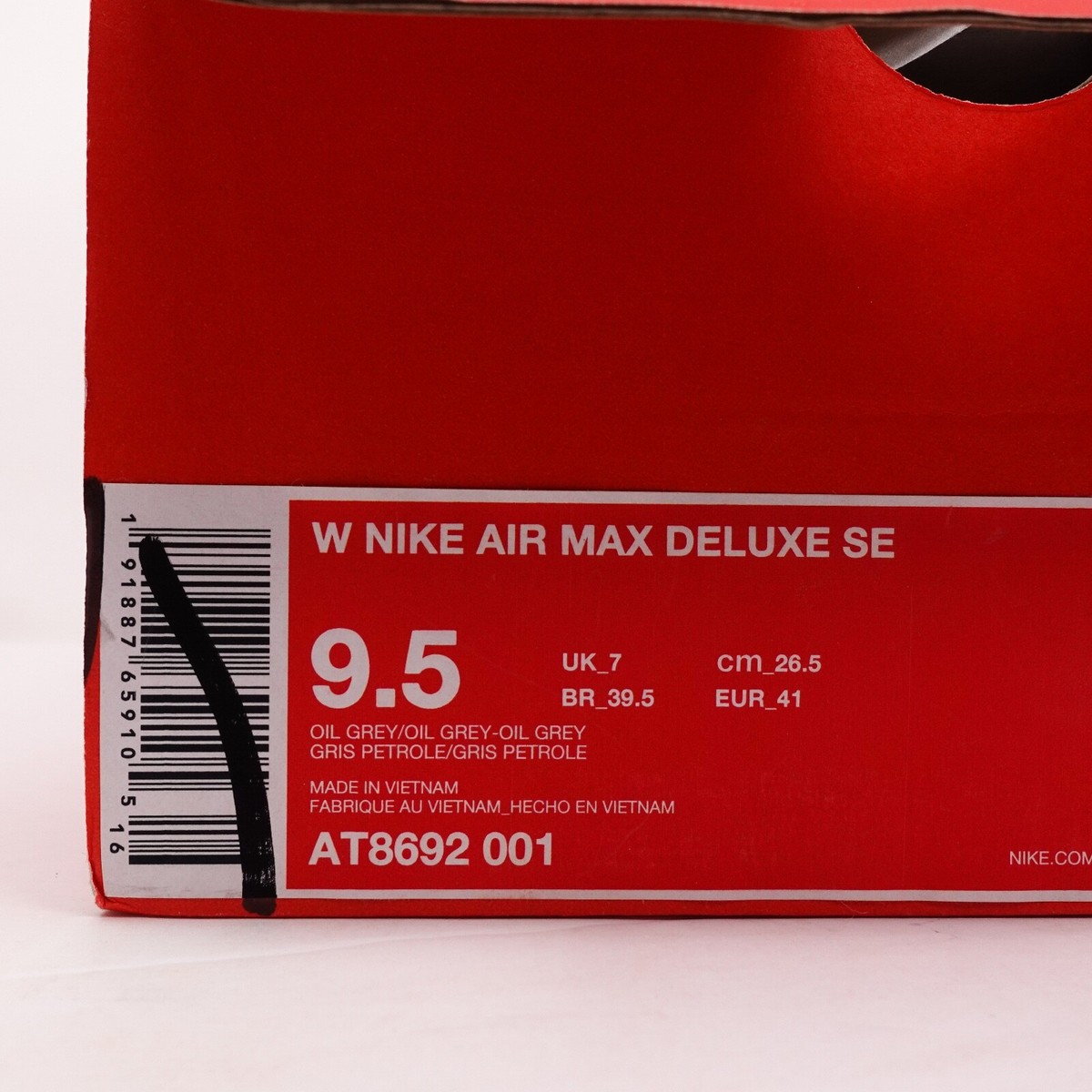 Size 9.5 - Nike Air Max Deluxe SE Oil Grey W for sale online | eBay