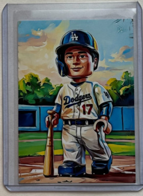Shohei Ohtani Limited Edition Artist Signed ''The Minifigure'' Trading Card 5/10
