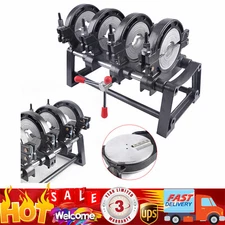 Manual Piping Pipe Fusion Welder 4 Clamps HDPE PP PE Butt Fusion Welding Machine