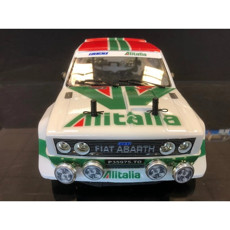 The Rally Legends Fiat 131 Abarth Alitalia Clear RC Car Body + Decals 1/10 4wd - Image 4 of 4