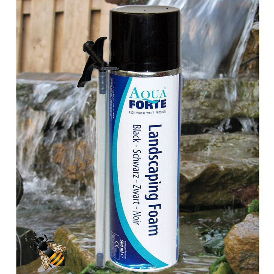 Landscaping Expanding Foam Fix AquaForte Fish Safe Pond Tank Waterfall 500ml eBay
