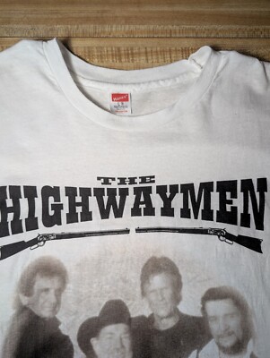 The Highwaymen Tour Vintage 90's T-Shirt Cash Nelson Kristofferson