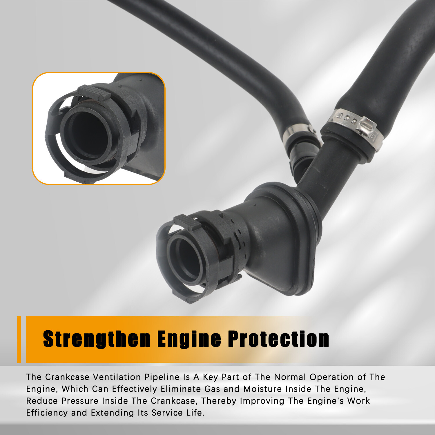 PCV Positive Crankcase Ventilation Pipe for BMW 550i 650i 750i