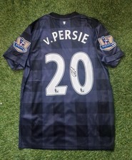 Robin Van persie signed 2013-2014 Manchester United shirt