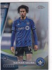 Topps Chrome MLS 2024 No. 135 Nathan Saliba Rookie Refractor