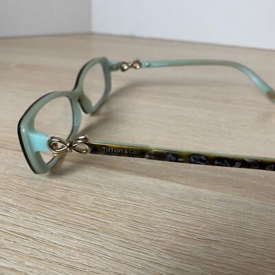 Tiffany Co Eyeglasses Tortoise Shell Blue PARTS ONLY | eBay display picture 1