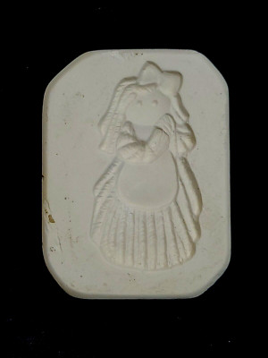 Unknown Brand M-193 Ceramic Open Pour Slip Mold Mop Doll Magnet