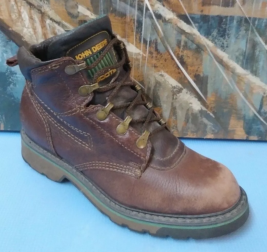 John deere lace store up boots