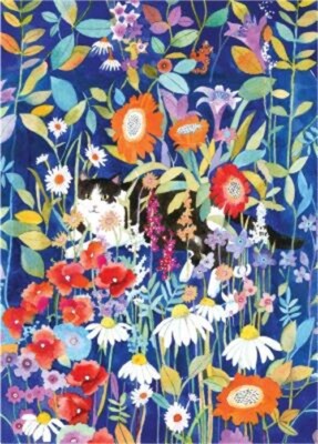 Garden Cat Jigsaw Puzzle (Jigsaw)